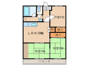 桜マンション春日の物件間取画像